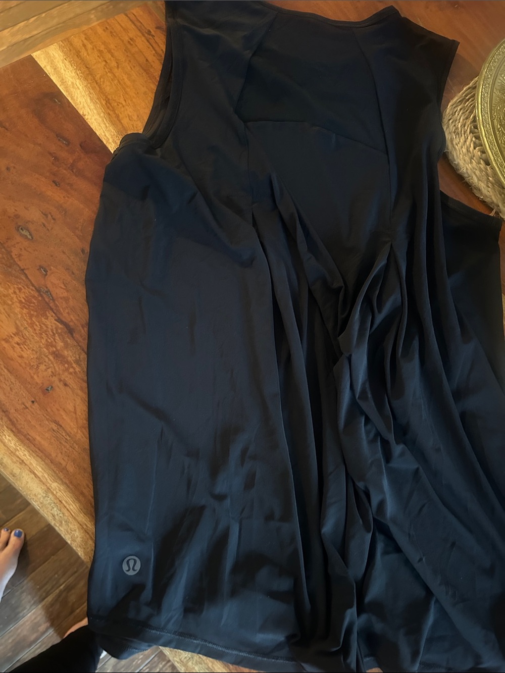 lululemon athletica Black flowy tank tank